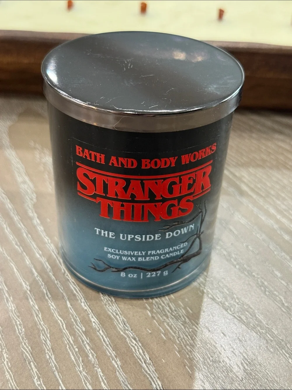 Bath & Body Works Stranger Things Candle - Black, Blue, Red